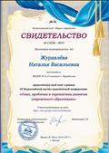 Свидетельство об участии в III Всероссийской научно-практической конференции "Опыт, проблемы и перспективы развития современного образования"